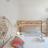 Camera matrimoniale con letto a castello 